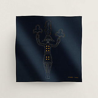 HERMES☆ハンカチ Hermes Electrique handkerchief ギフトに♪【HERMES】Electrique handkerchief〈直営店